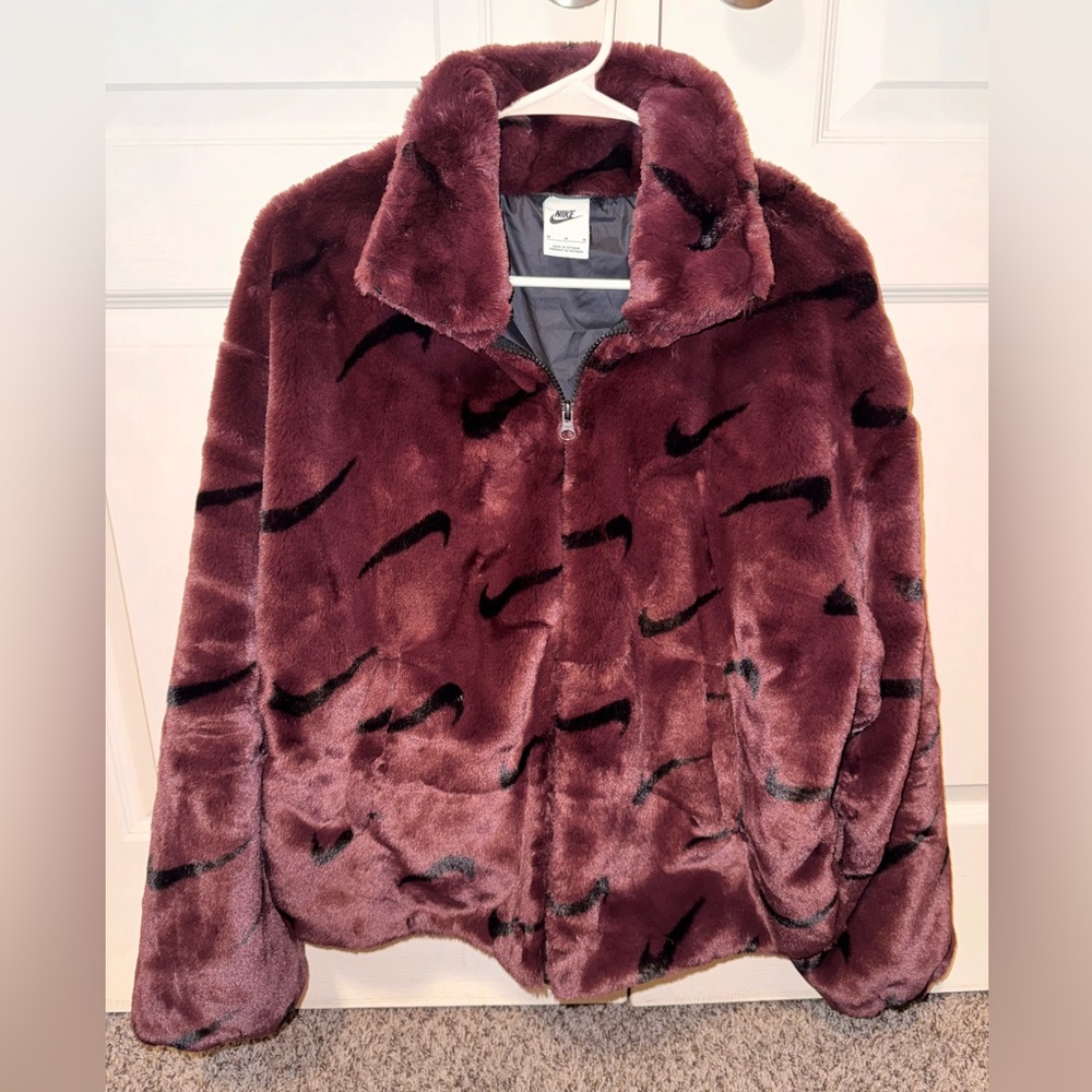 Women’s faux fur Nike jacket